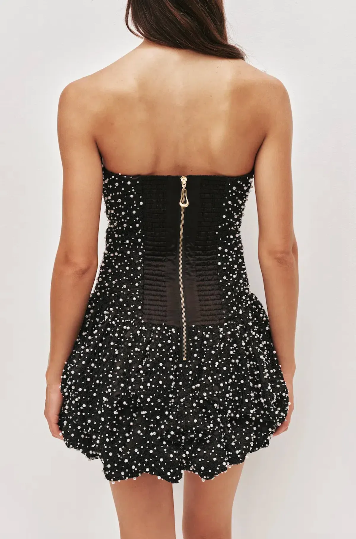 REGINA PEARL MINI DRESS | SIZE 10 - Image 5