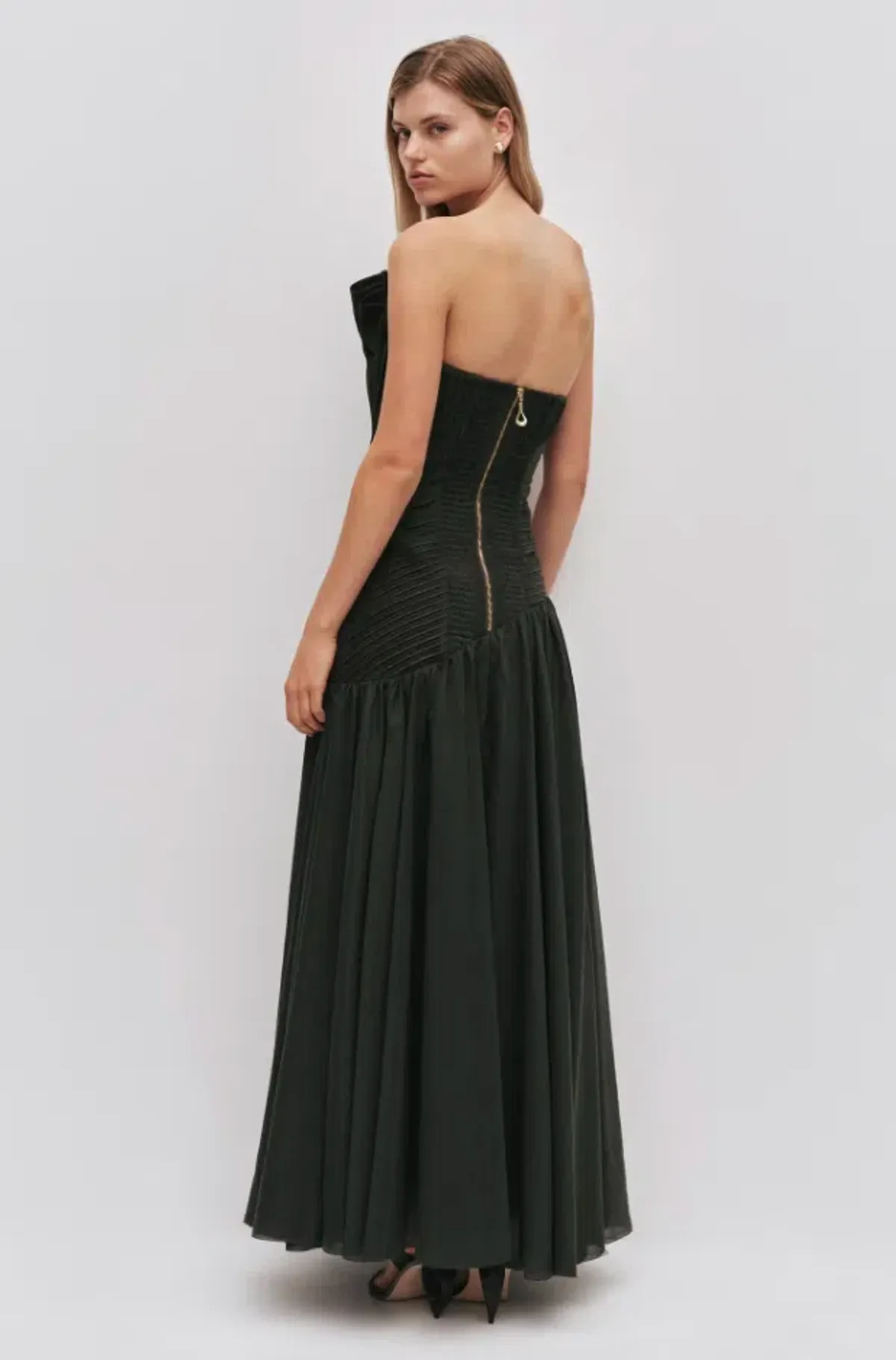 AQUILINE GOWN | HUNTER GREEN - SIZE 6 - Image 3