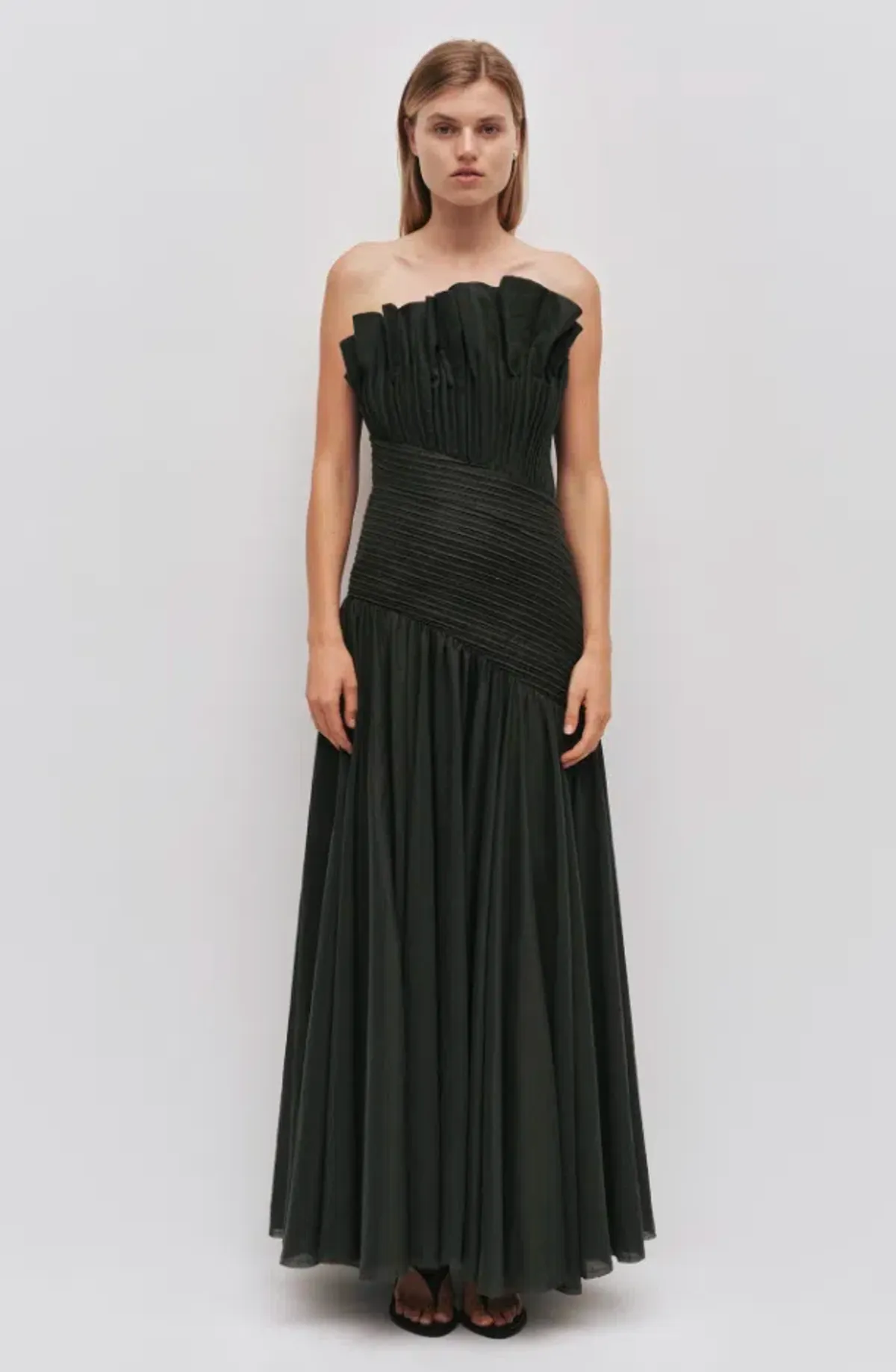 AQUILINE GOWN | HUNTER GREEN - SIZE 6 - Image 2