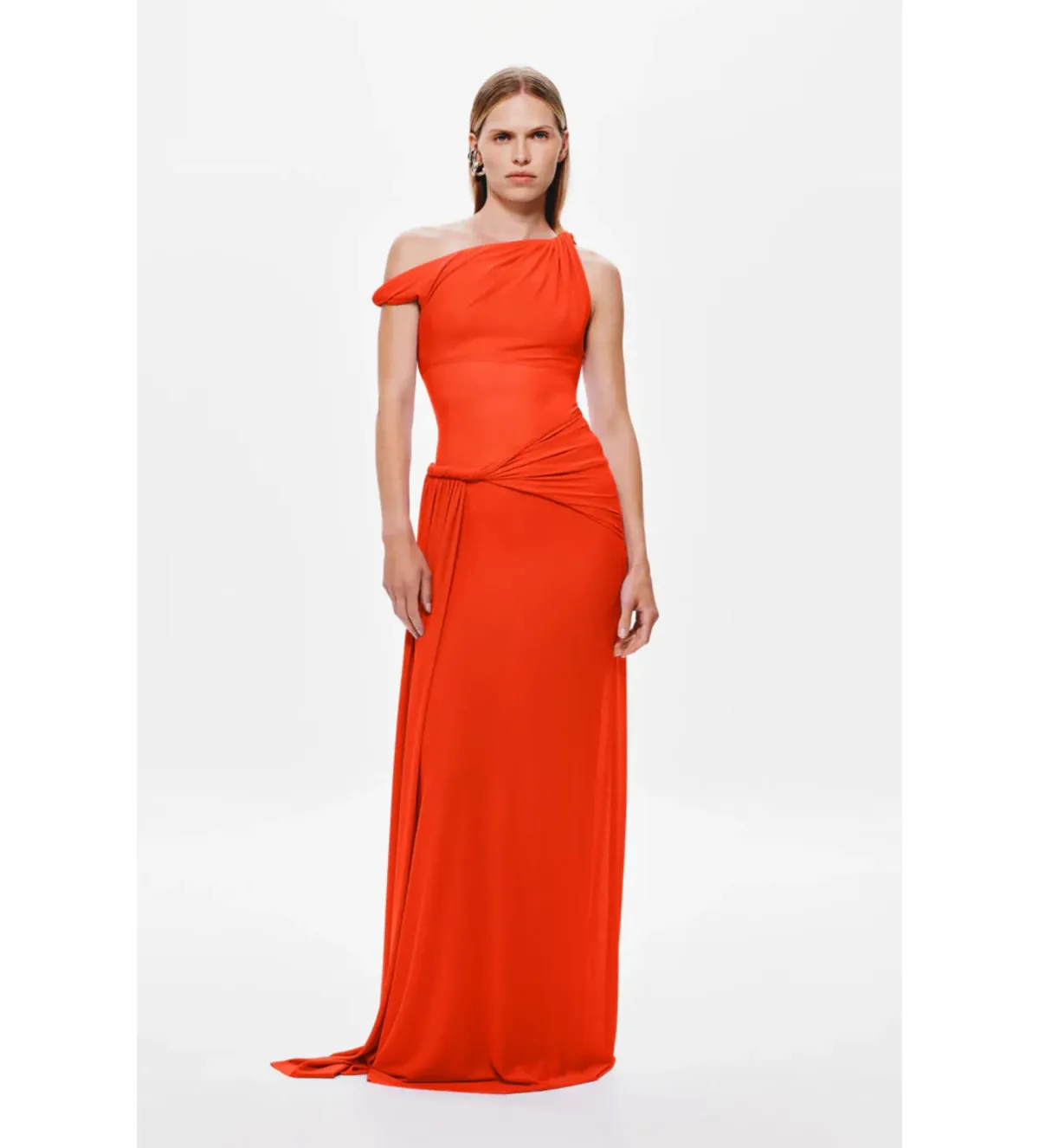 Misha Sisal Mesh Dress in Chilli Size S/AU8 - Image 1