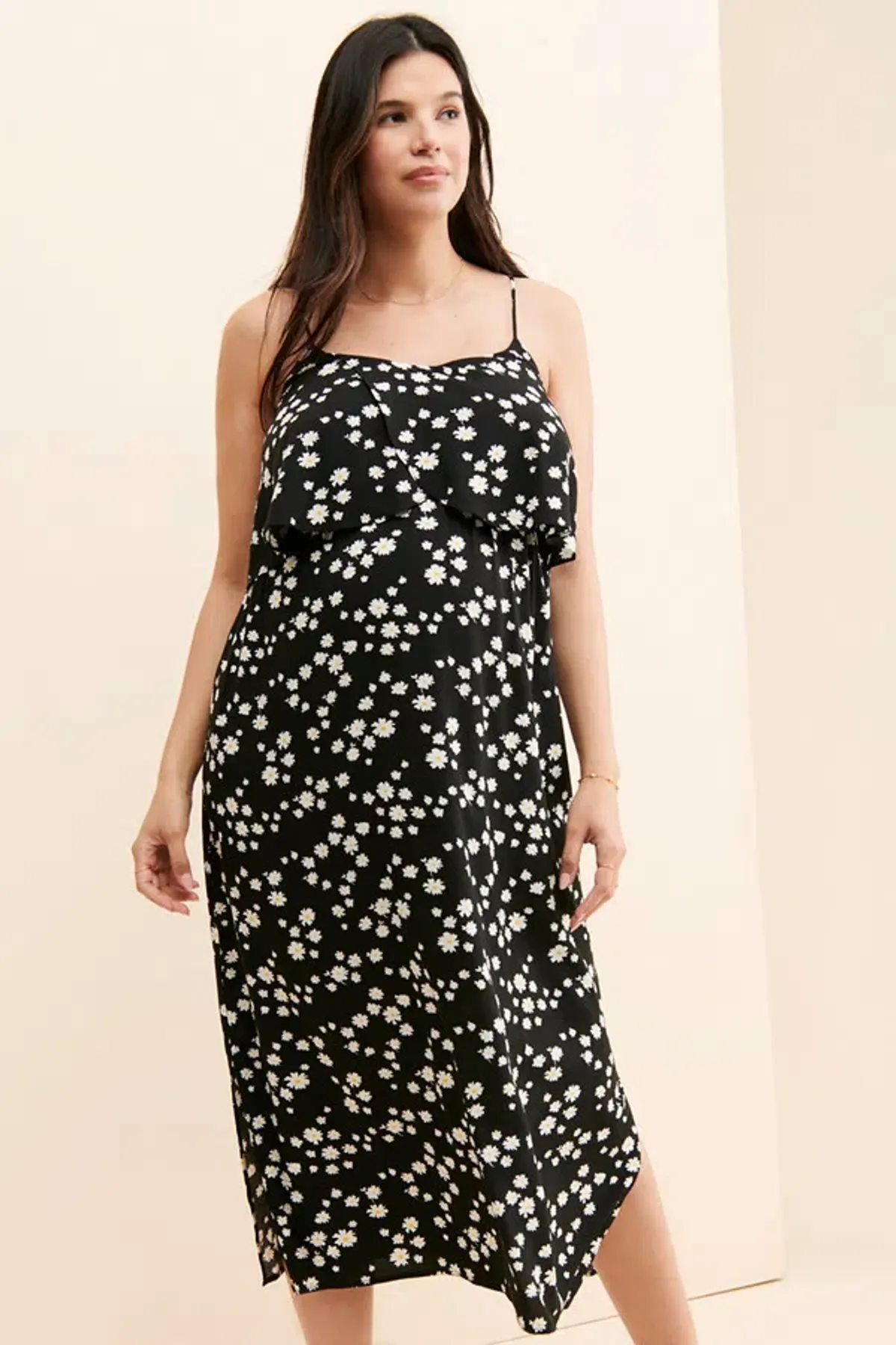 Maternity Daisy Nursing Slip Dress - Image 1