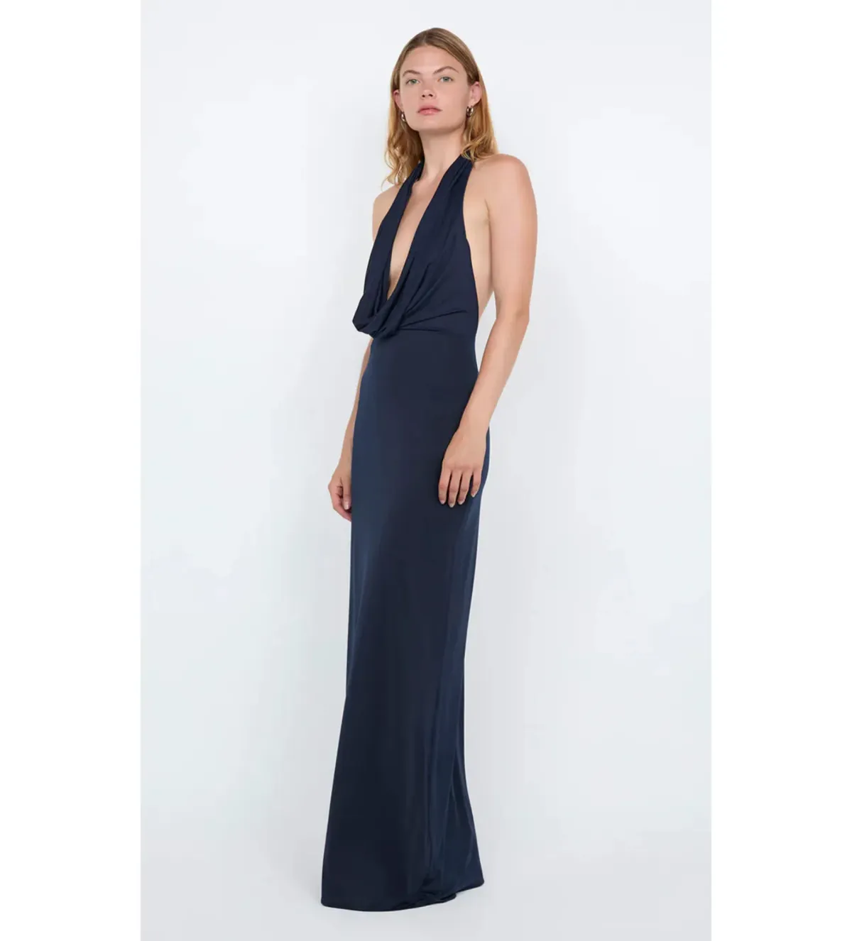 Bec & Bridge Nessie Cowl Maxi Dress in Ink Size AU8 - Image 2