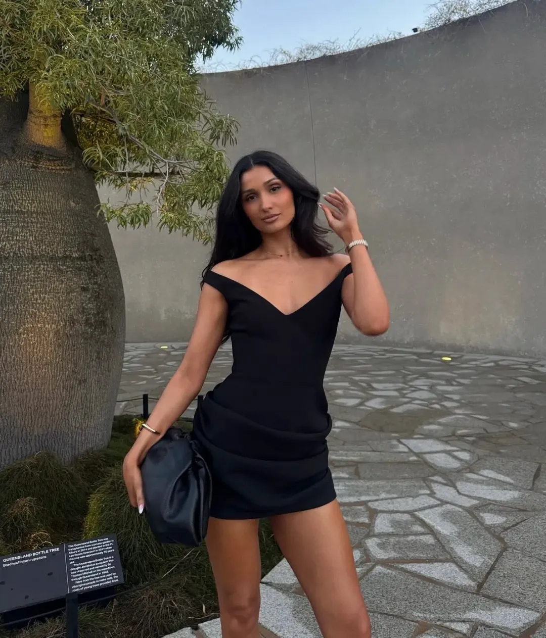 ARCINA ORI AVERY DRESS BLACK / SIZE 8 for rent on The Volte - main image