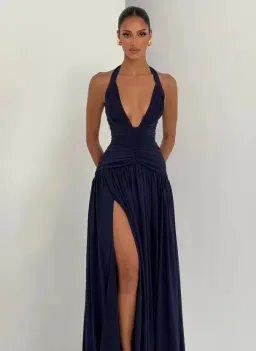 Babyboo Fashion Amaris Maxi Dress Navy 6 for rent on The Volte - image 1