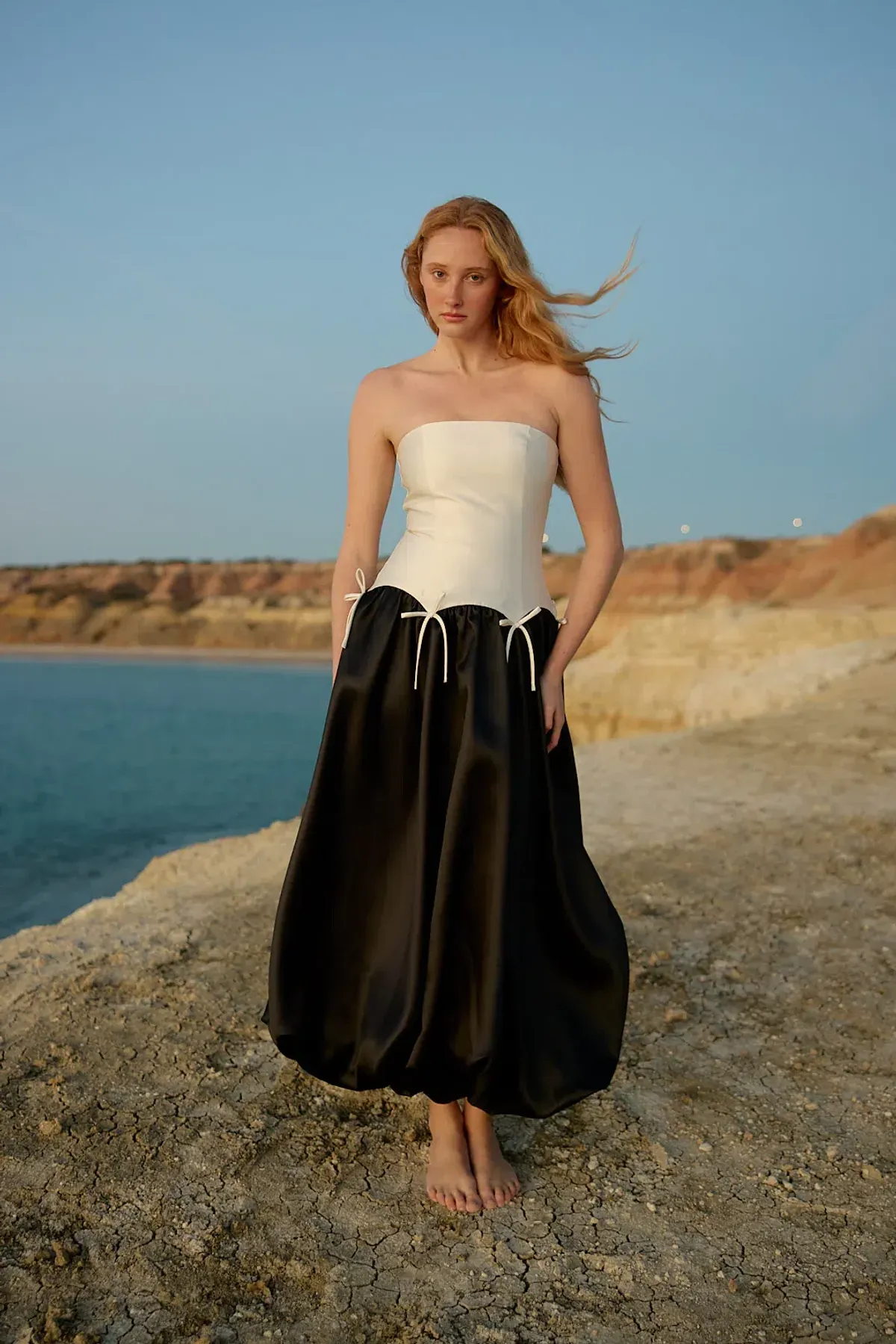 Aston Studio MARGUERITE GOWN NERO ANTIQUE - Image 5