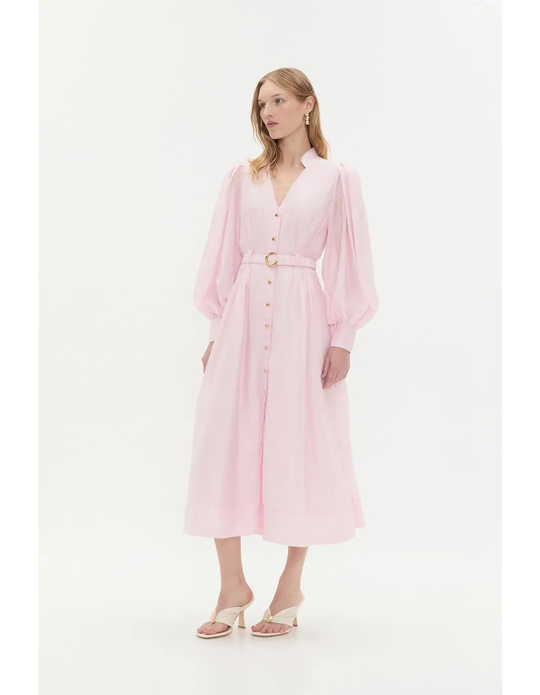 Aje Pastel Pink Dress Size 10 AU for rent on The Volte - main image