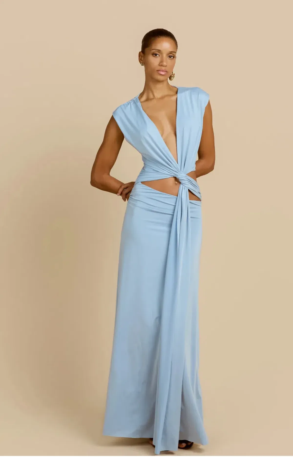 Arcina Ori Jade Dress Sky Blue Size 8 for rent on The Volte - main image