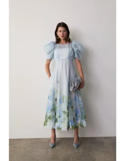 Aje Blue Hydrangea Dress Size 8 AU for rent on The Volte - image 5