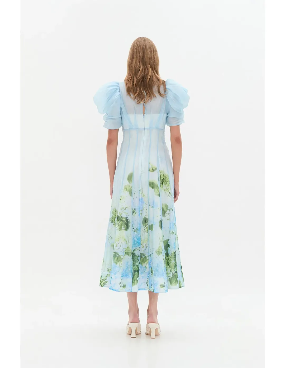 Aje Blue Hydrangea Dress Size 8 AU for rent on The Volte - main image
