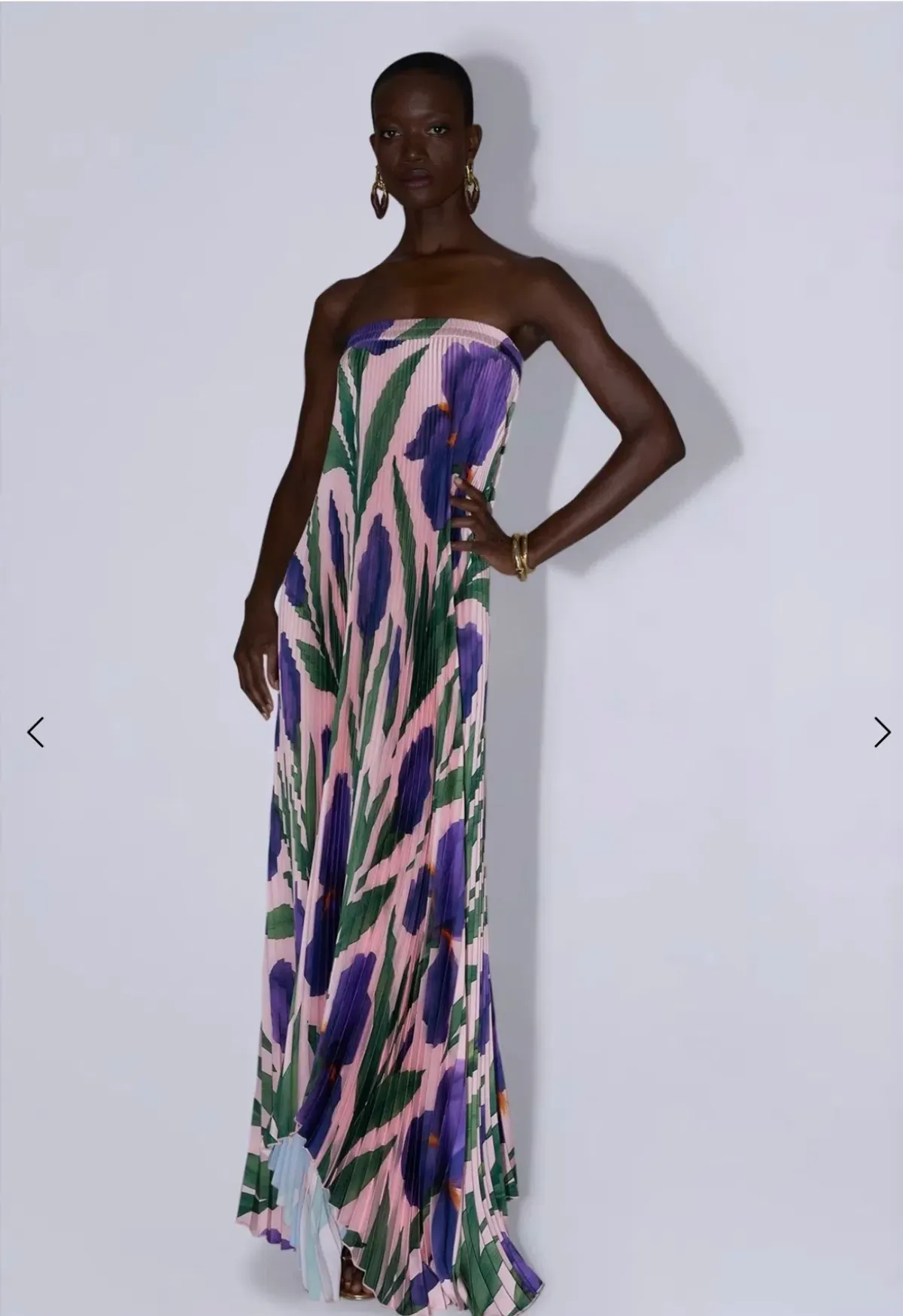 L’IDEE BISOUS STRAPLESS GOWN - IRIS GARDEN - Image 1