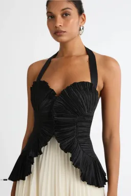 Sheike SORAYA MAXI DRESS Black & White size 10 for rent on The Volte - image 2