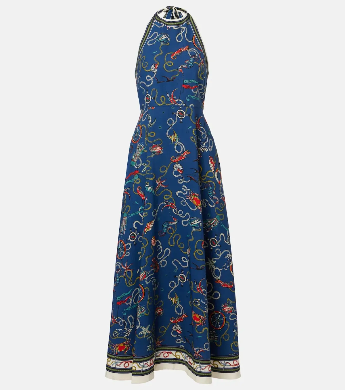Alémais Cove printed halterneck maxi dress - Image 1