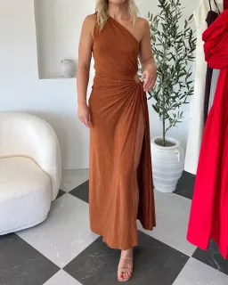 Sonya Nour Bronze Shimmer Maxi Size M (10-14) for rent on The Volte - image 3