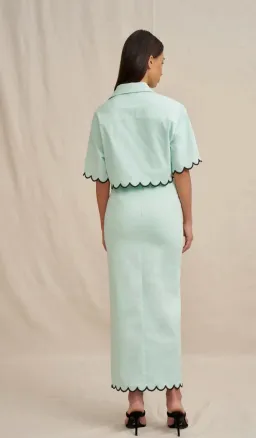 KALANI CROP SHIRT for rent on The Volte - image 3
