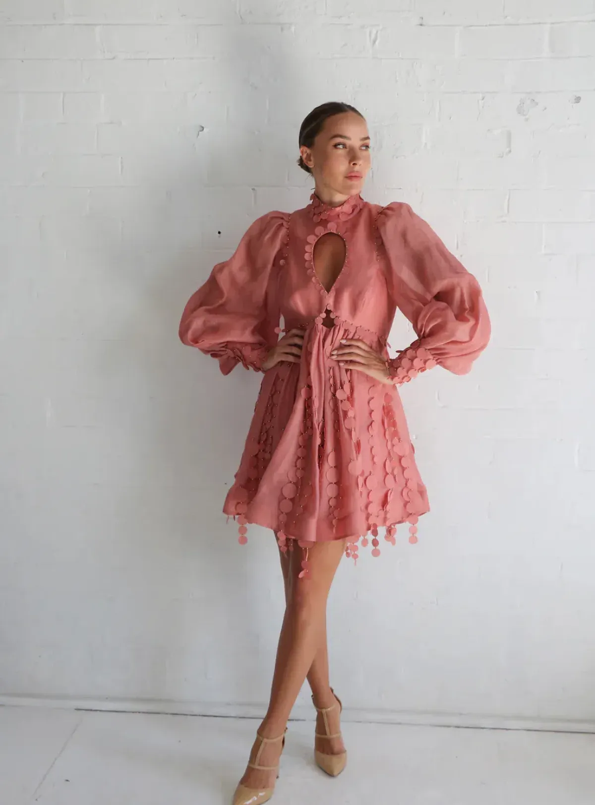 ~ ZIMMERMANN CONCERT DISC MINI DRESS SIZE 2/12 - Image 1