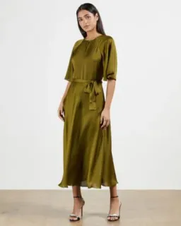 Ted Baker Raglan Sleeve Tea Midi Dress size 12 for rent on The Volte - image 2