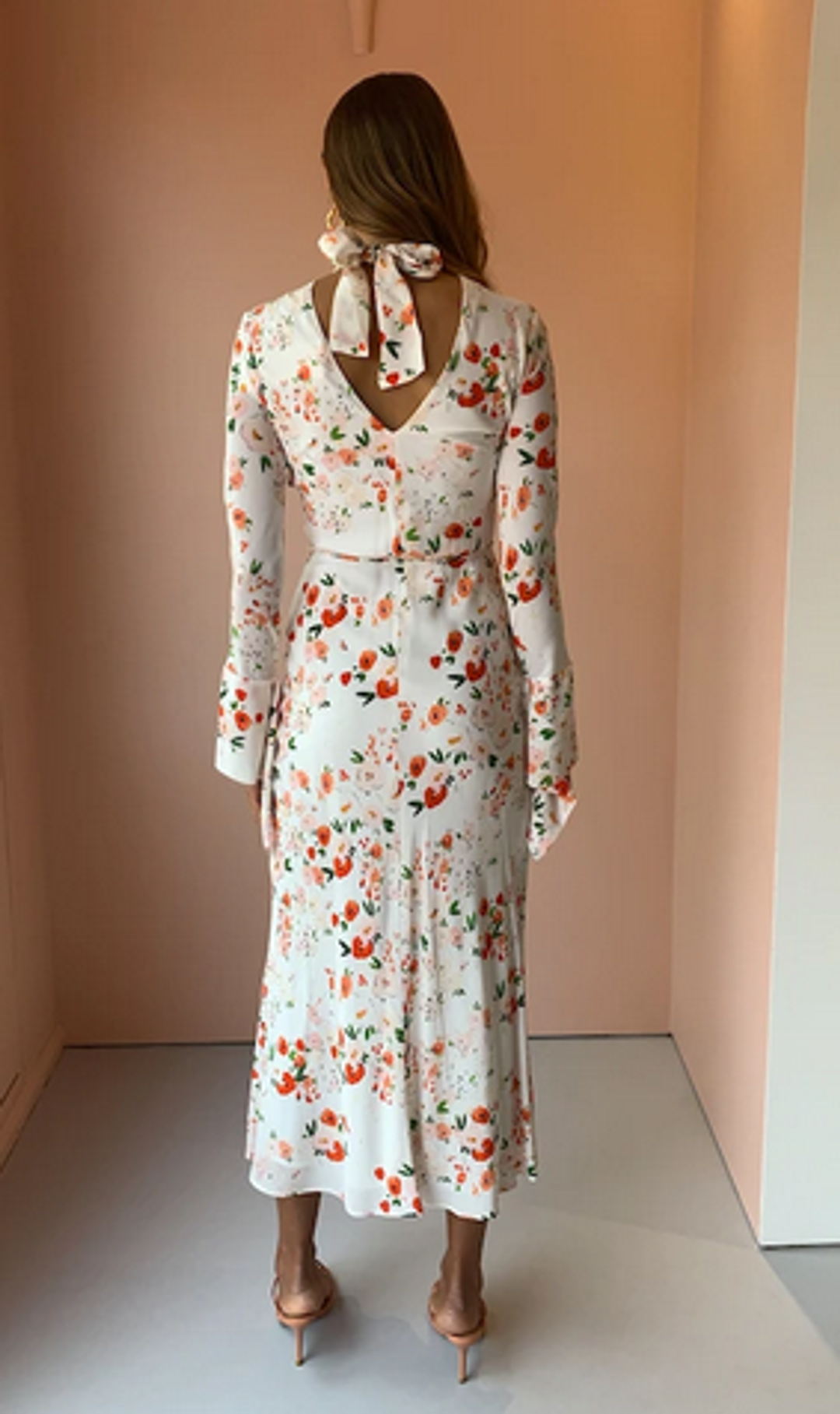 Bec and Bridge Tilly dress in water colour size 12 for rent on The Volte - main image