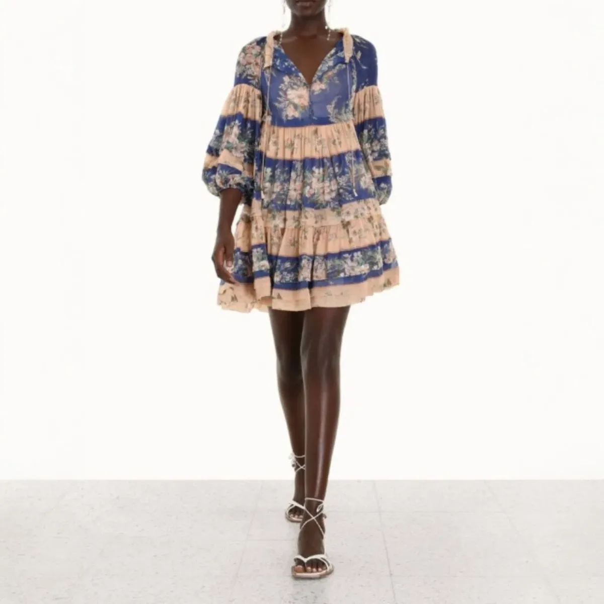 Zimmermann Moonshine Tuck Dress Size 0 / 8 AU - Image 1