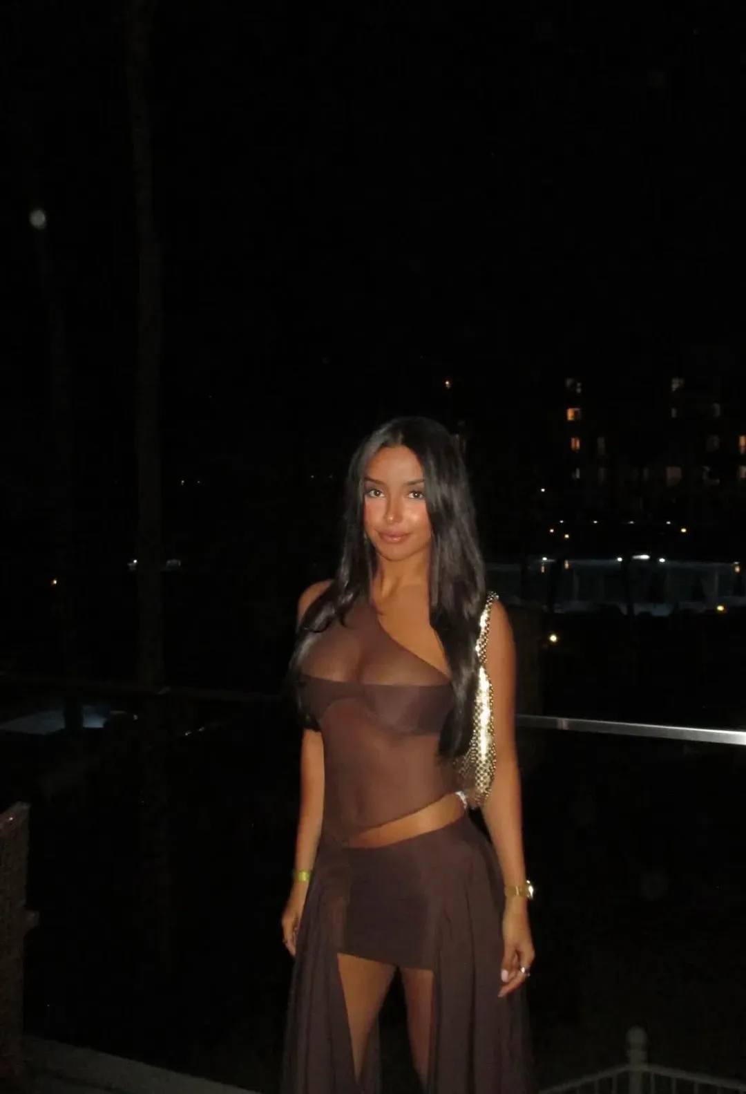 Revolve Tricot Mesh mini Dress size small for rent on The Volte - main image