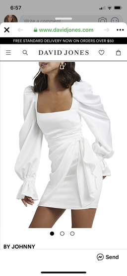 By Johny Snow Tuck Dress for rent on The Volte - image 2