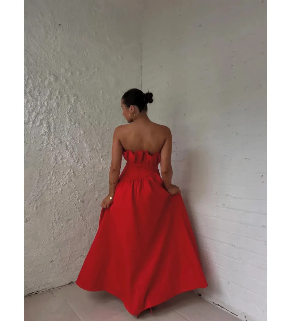 Elliatt Laurel Sleeveless Maxi Dress In Red Size M/AU10 - Image 2