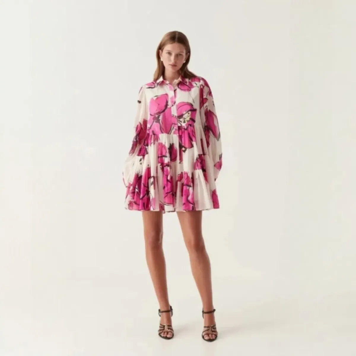 Aje Georgia Smock Mini Dress Size 12 - Image 1