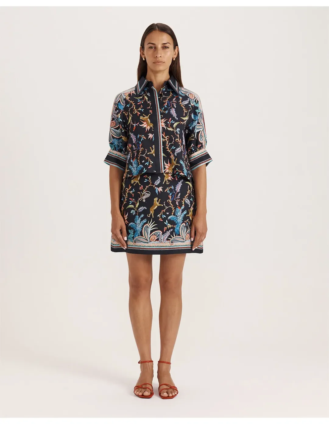 Saba Black Multi Top Size 12 AU for rent on The Volte - main image