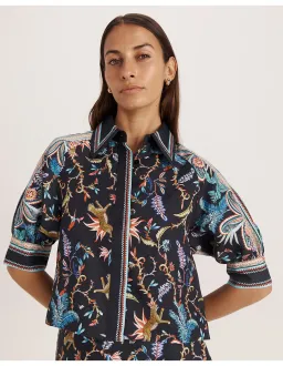 Saba Black Multi Top Size 12 AU for rent on The Volte - image 1