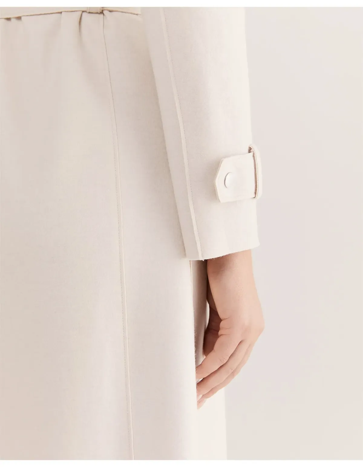 Saba Karla Longline Trench Coat Size 12 Soft Stone - Image 7