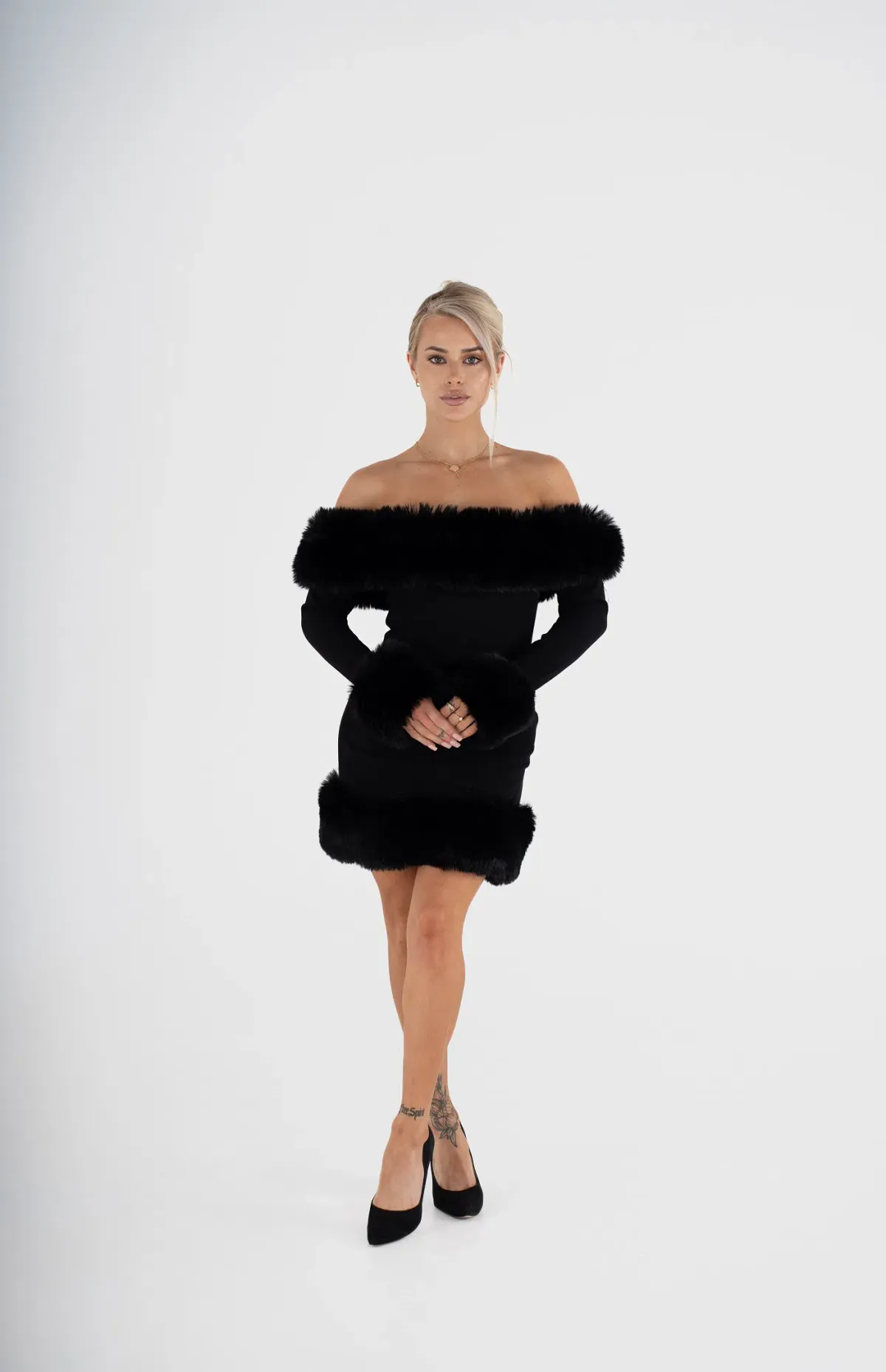 House of Cb Keilani Mini Dress Black - Image 2