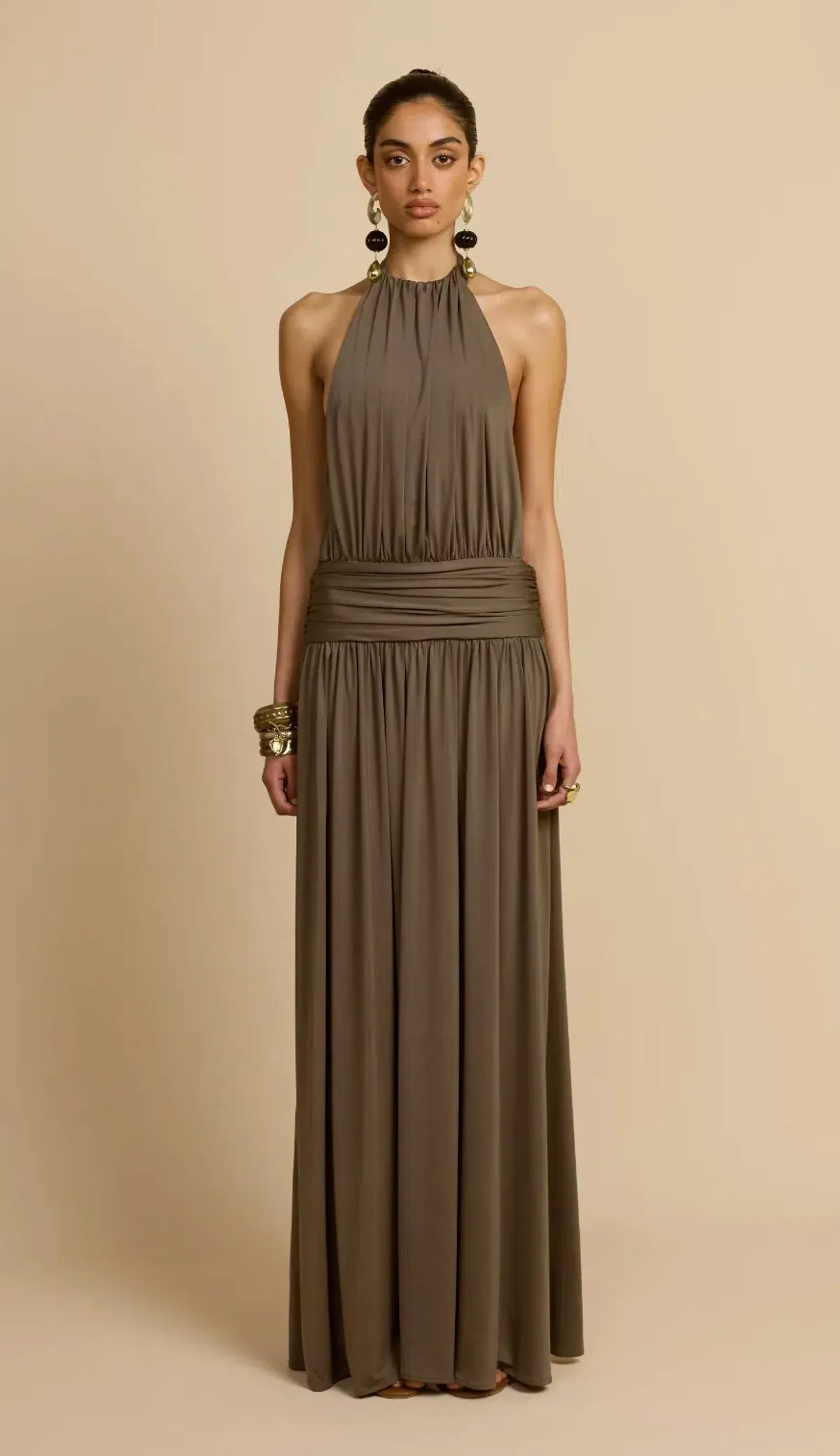 Arcina Ori Santina Dress Khaki - size XS - Image 2