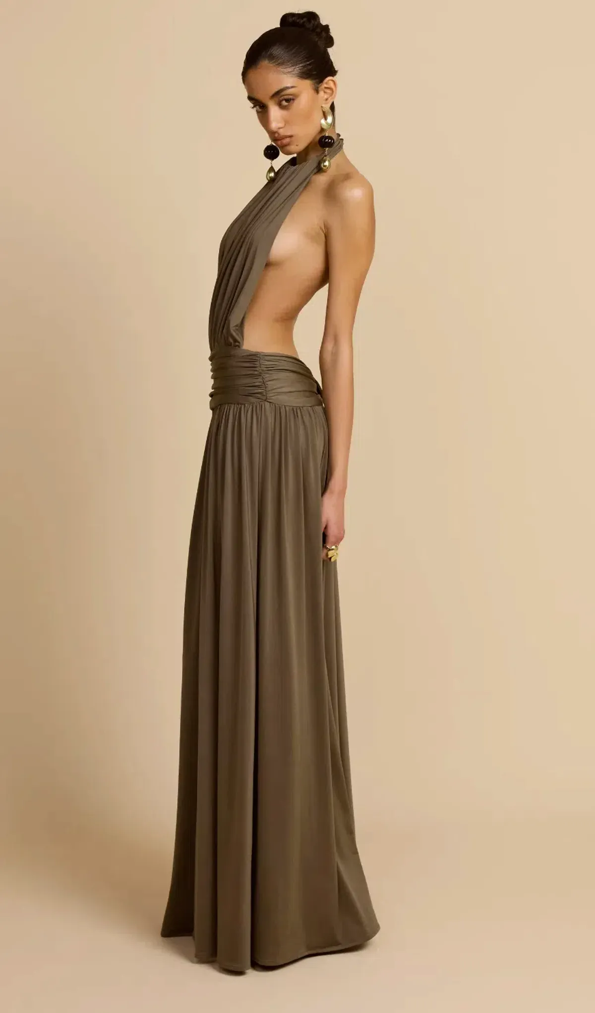 Arcina Ori Santina Dress Khaki - size XS - Image 1