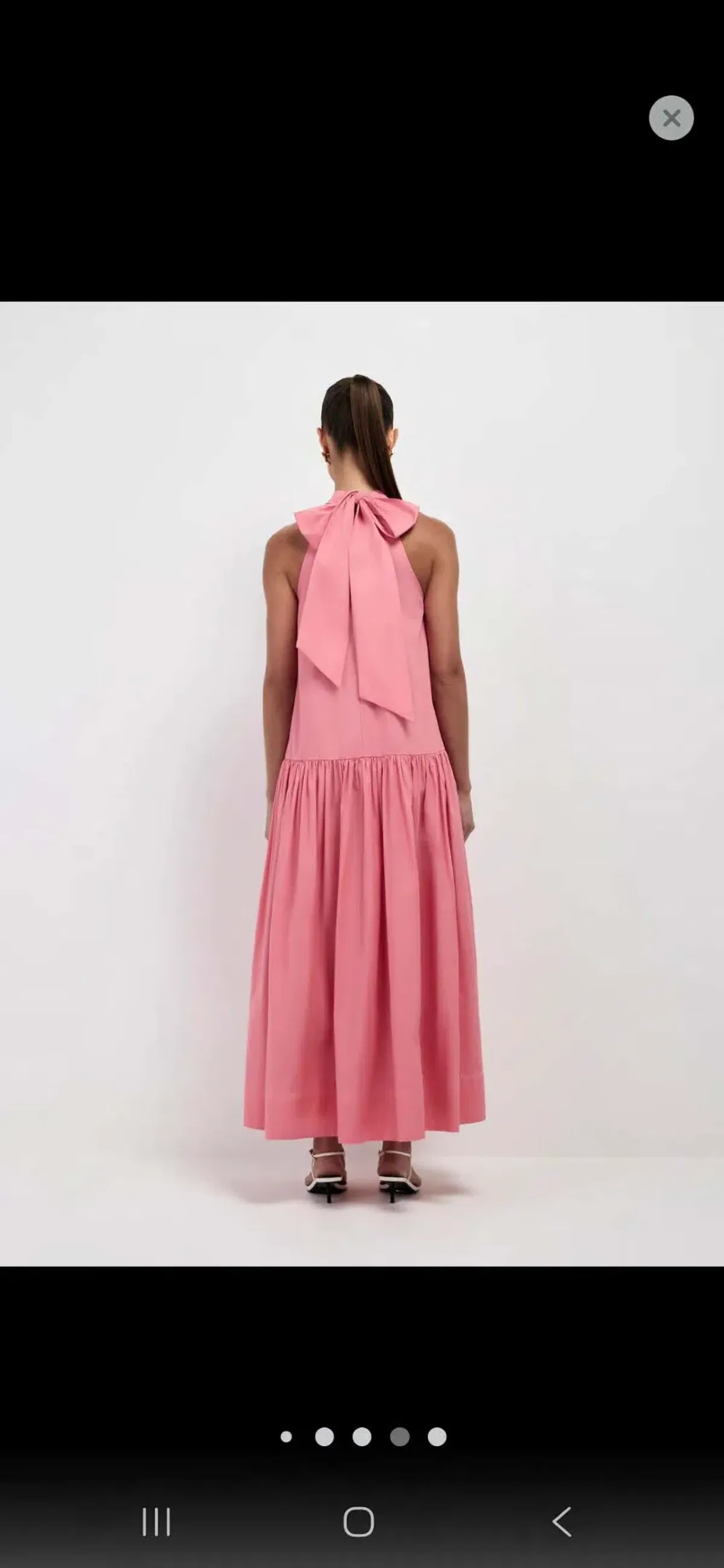 Sheike Imogen Maxi Dress Guava Size 10 - Image 2