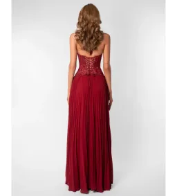 Fenity Gaia Dress in Red Size S for rent on The Volte - image 2