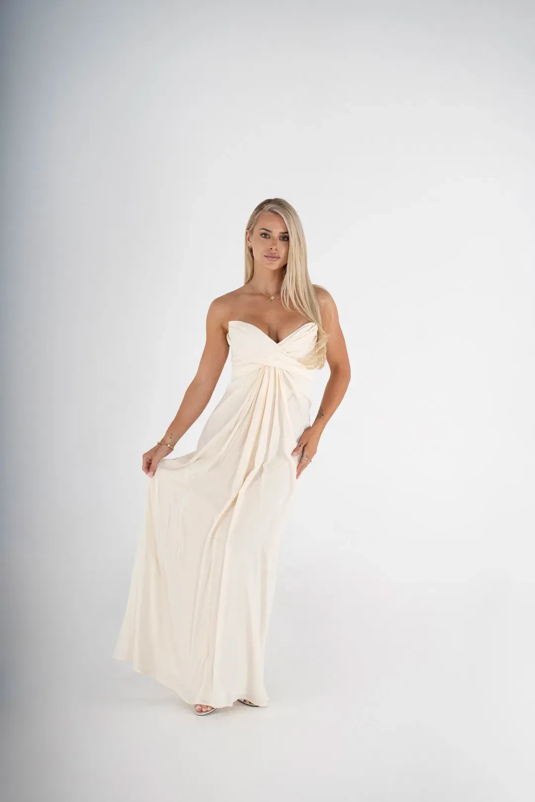 Zimmermann Maxi Gown White for rent on The Volte - main image