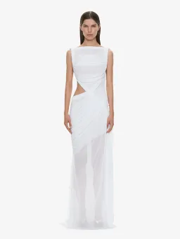 Christopher Esber Theia Squared Dress White Size 8 for rent on The Volte - image 1