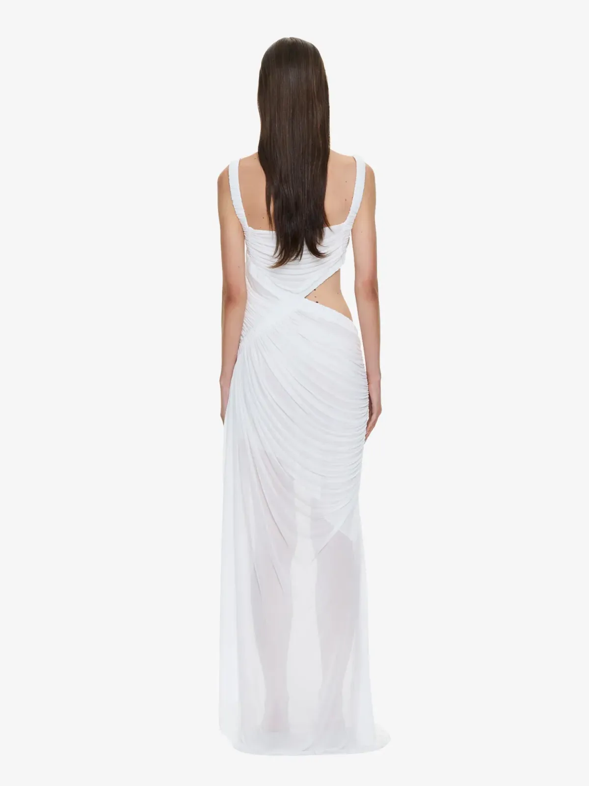 Christopher Esber Theia Squared Dress White Size 8 - Image 2