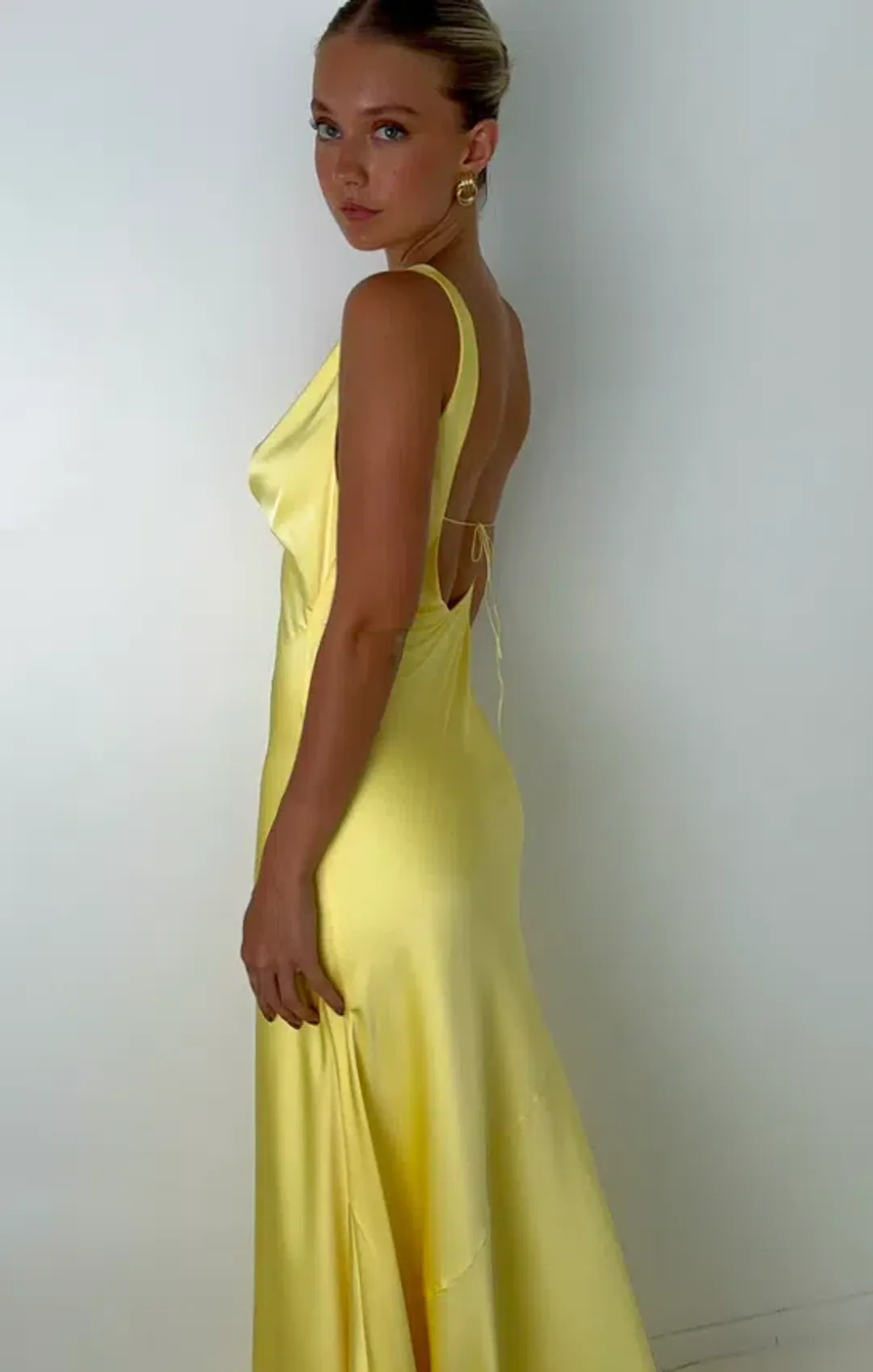 HNTR The Label Bianka Gown – Lemon sz 6 for rent on The Volte - main image