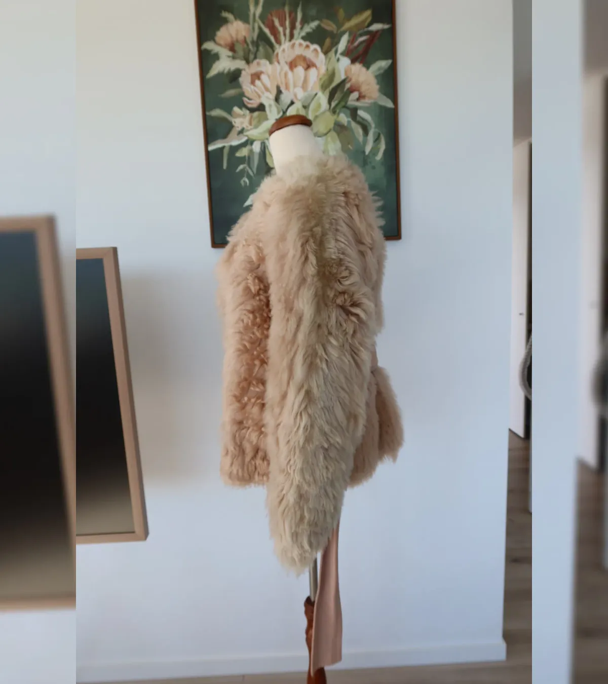ZIMMERMANN Resistance Belted Shearling Leather Jacket - Image 4