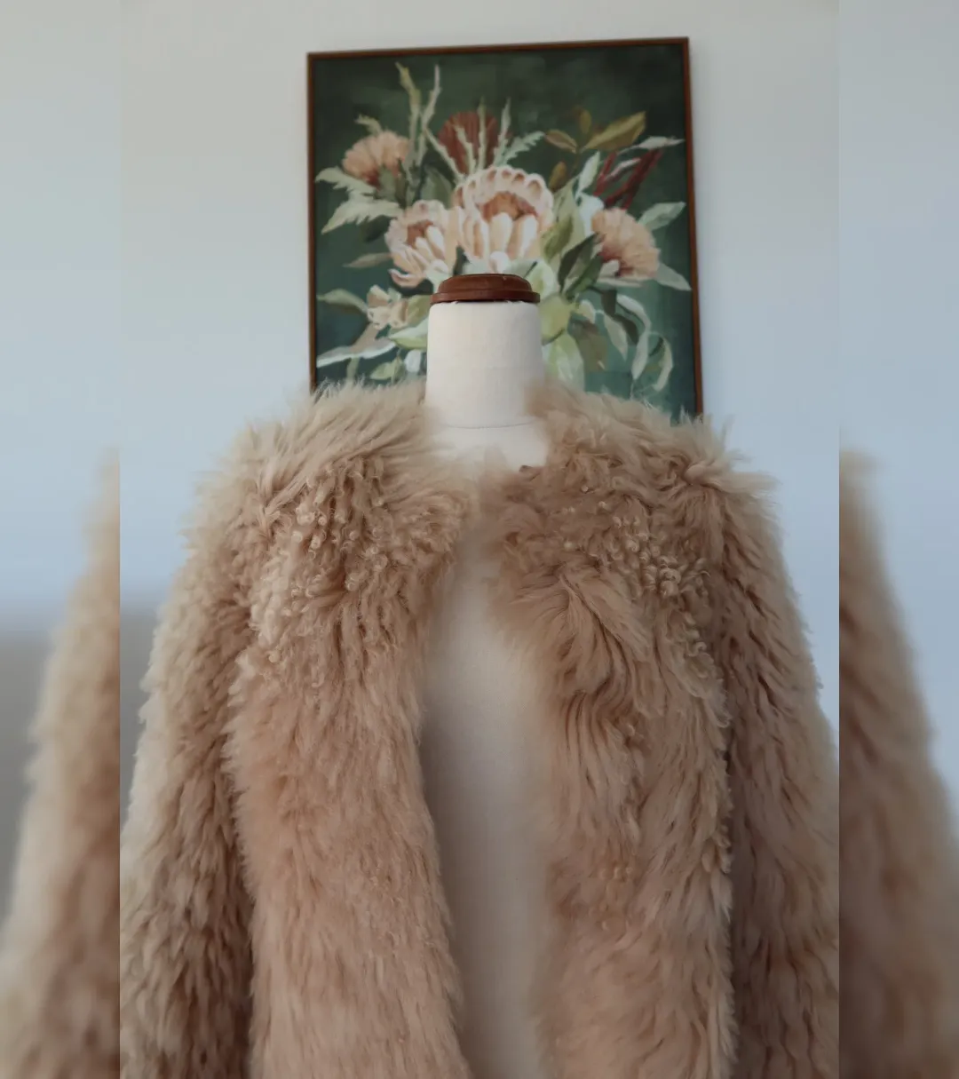 ZIMMERMANN Resistance Belted Shearling Leather Jacket for rent on The Volte - main image
