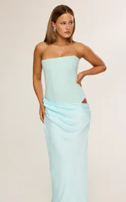 HNTR The Label Huxley Gown – Aqua sz 8 for rent on The Volte - image 4
