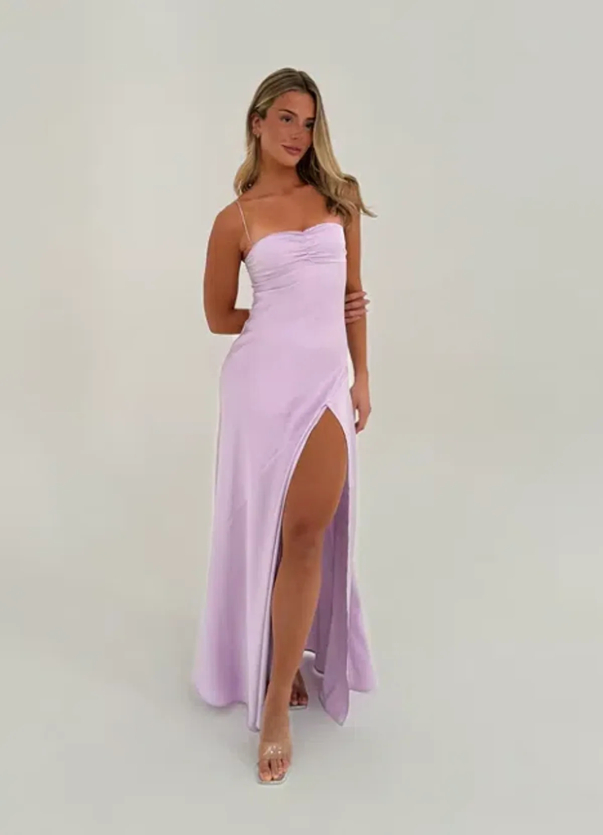 HNTR The Label Gaia Gown Lilac sz 6 - Image 5