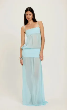 Ance Gria Romeo Dress Aqua Size XS for rent on The Volte - image 1