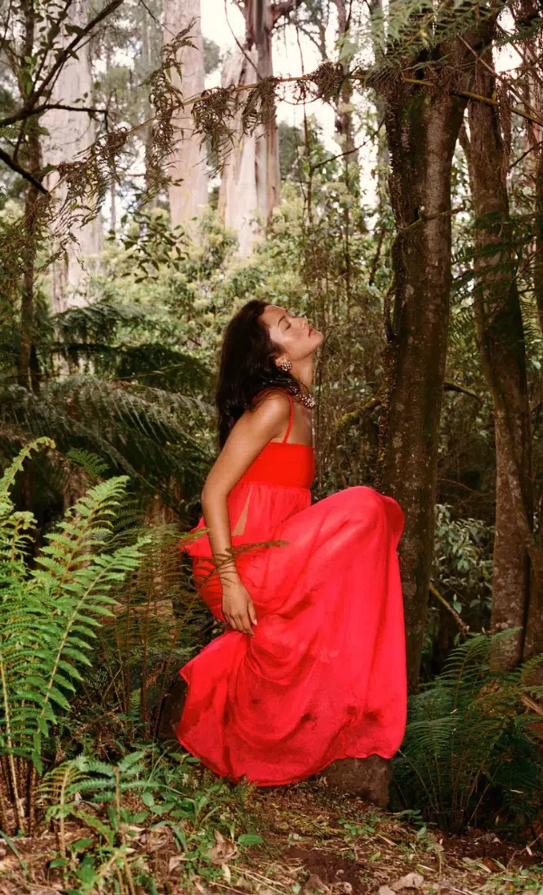 Ance Gria Romeo Gown - Red S for rent on The Volte - main image
