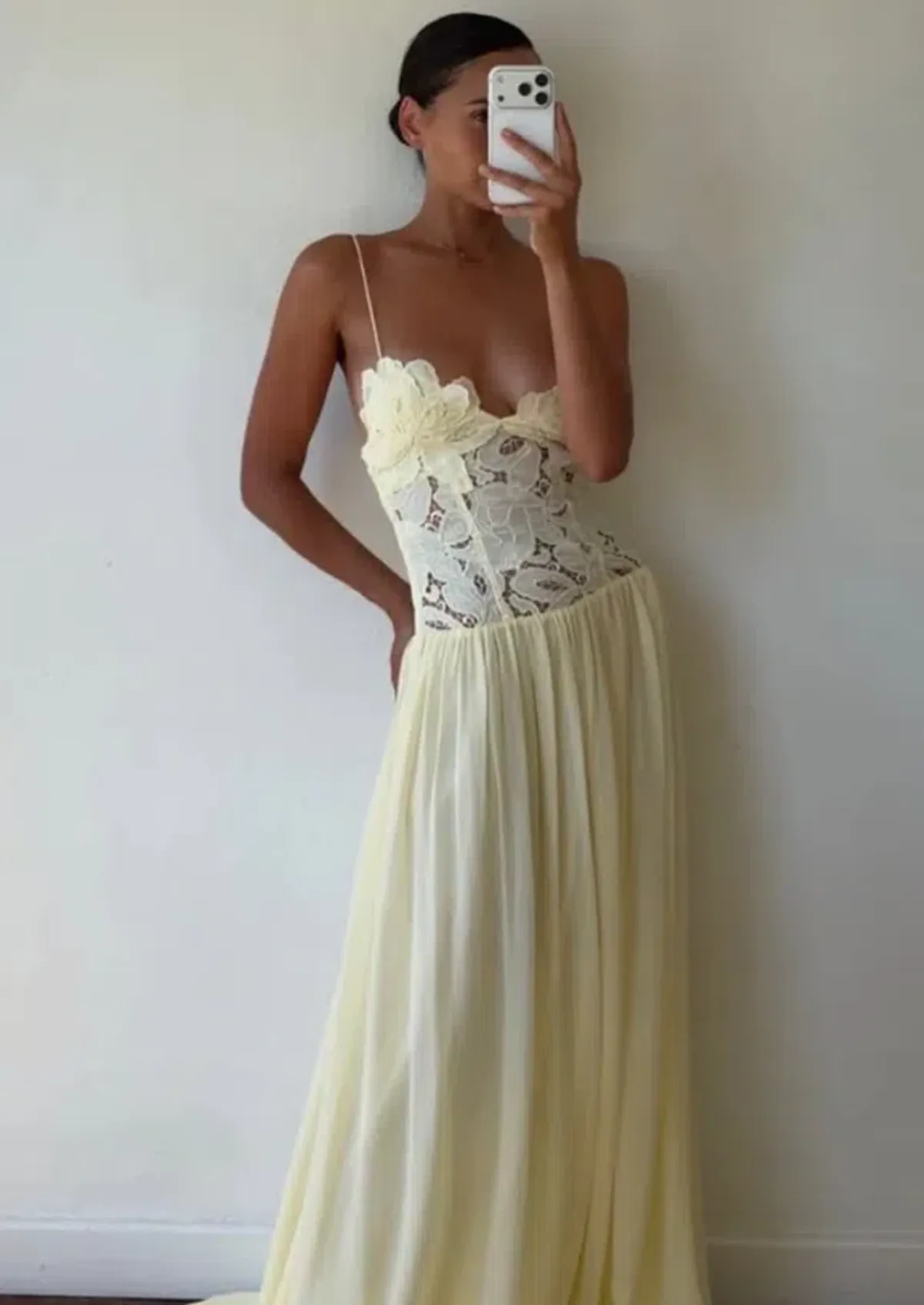Hansen and Gretel Stephanie Maxi Dress Butter 6 - Image 1