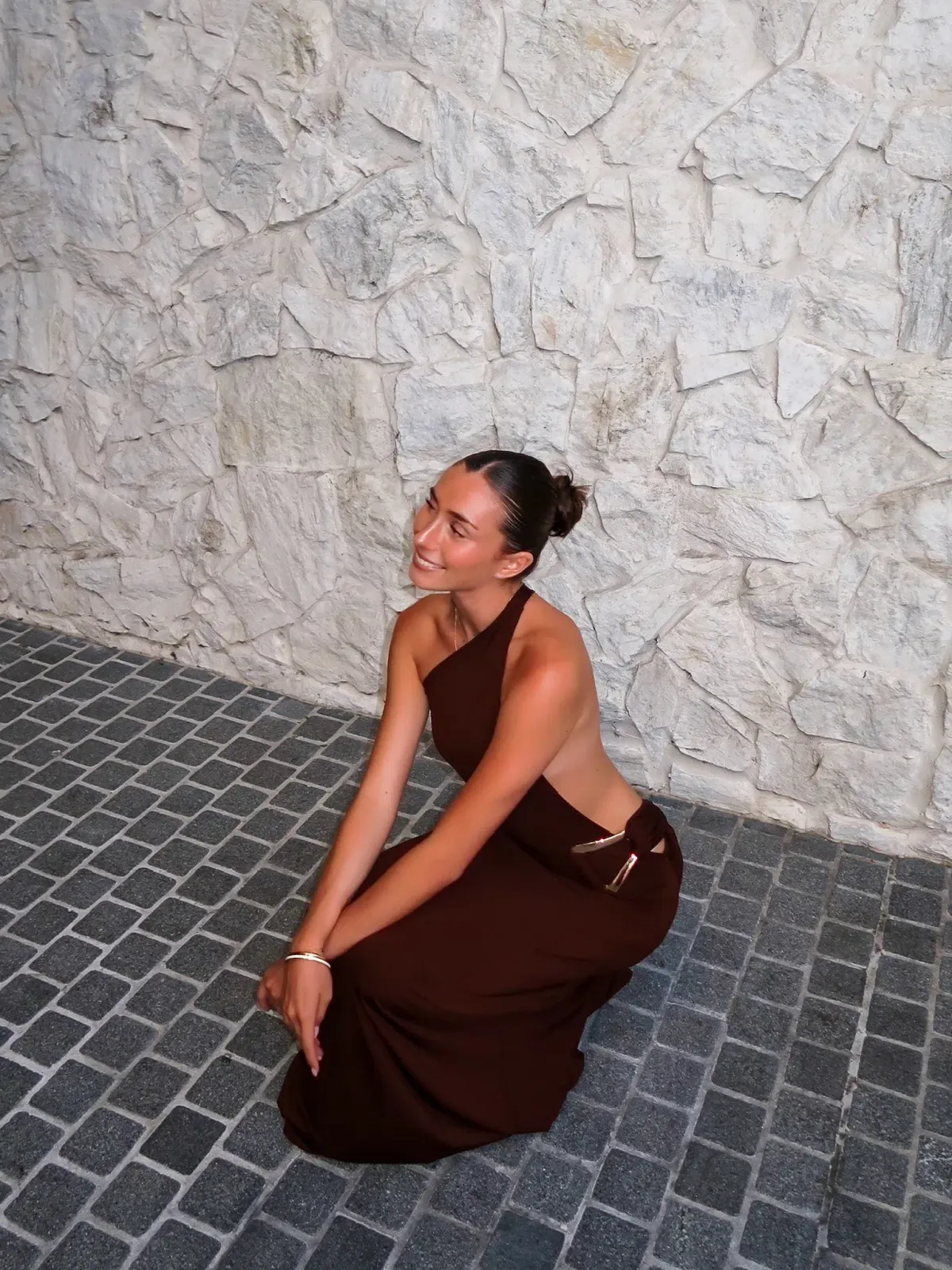 Ance Gria - Gaia Gown (Brown) Size Small - Image 6