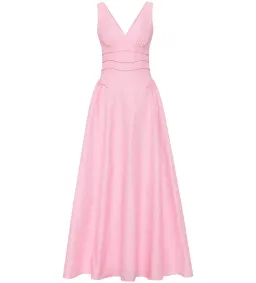 Rachel Gilbert Sophia Gown Pink Size AU10 for rent on The Volte - image 4