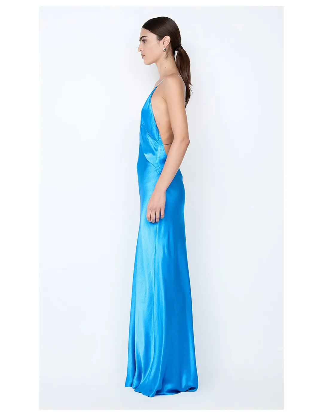 Bec + Bridge Ariahn Maxi Dress Size 6 AU Mid Blue for rent on The Volte - main image