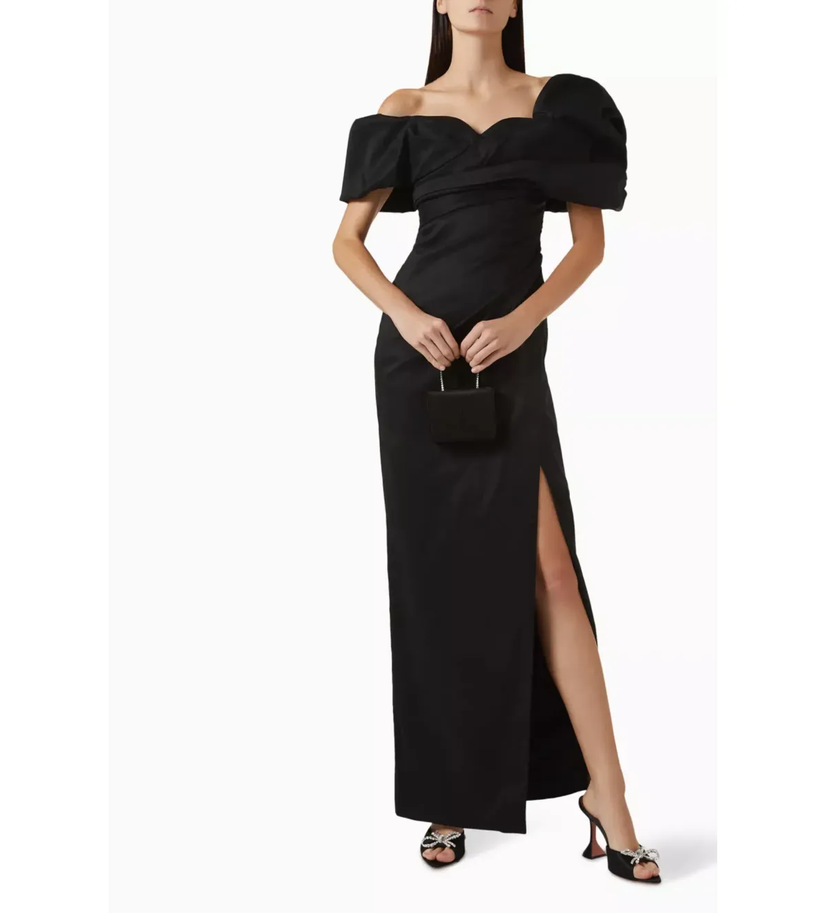 Rachel Gilbert Gia Gown Black Size 1/AU 8 - Image 2