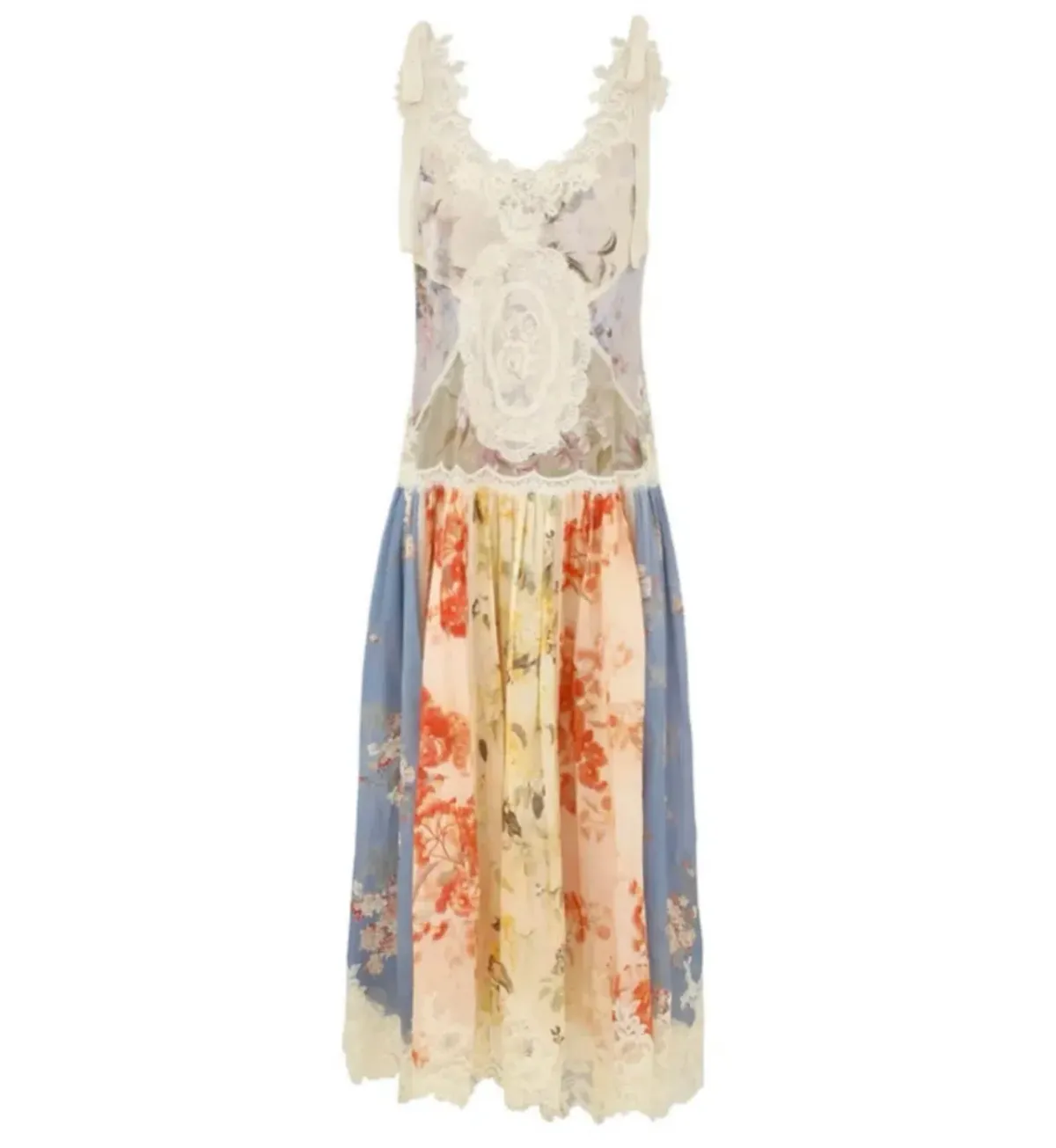 Zimmermann Cascading Lace Midi Dress - Image 2